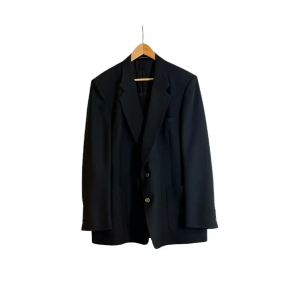 Vintage Christian Dior Monsieur Black Tailored Blazer Approx 42R